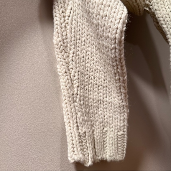 NWT Miracle Sweater M/L Cowl Neck Knit Cable Sweater - Picture 8 of 16